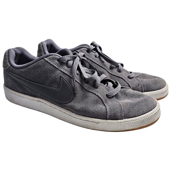 Nike Women's Court Royale Suede Leather Gunsmoke Grey Sneakers Shoes Size 10.5 - Picture 2 of 11